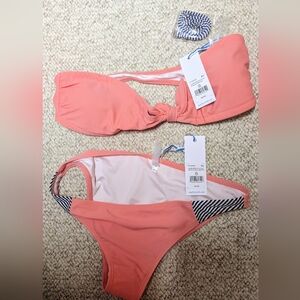 Southern Tide NWT Citrus Punch Seersucker Bikini Set - Small